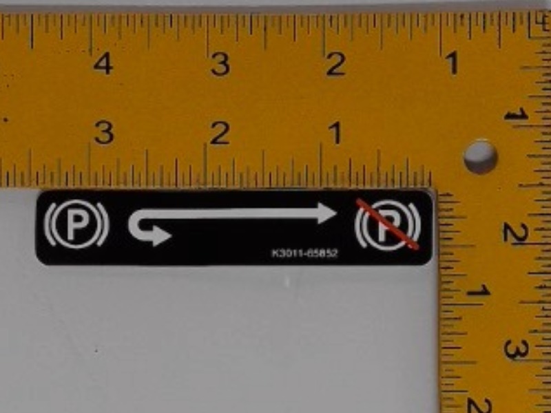 K3011-65852 Label for KUBOTA
