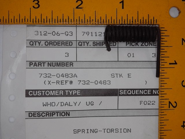 732-0483A Spring for CUB CADET