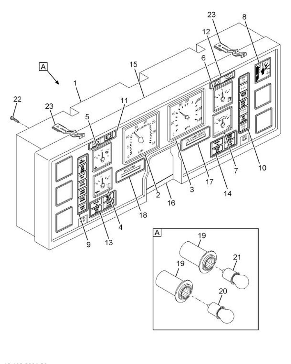 1689999P94 Cluster for NAVISTAR