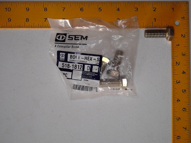 518-1812 Hex Head Bolt