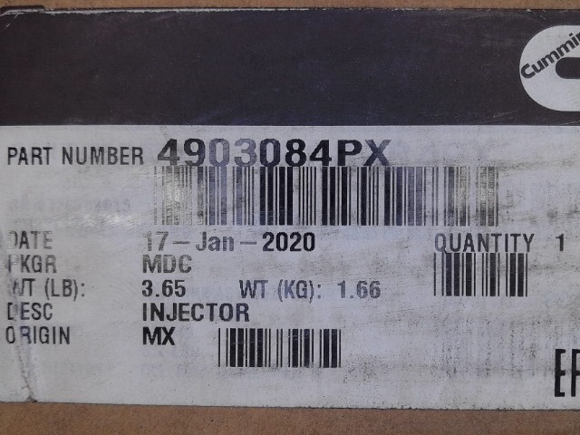 4903084PX Injector for CUMMINS