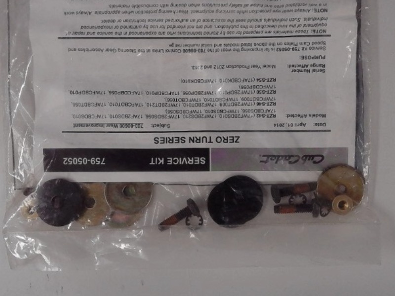 759-05052 Kit for CUB CADET