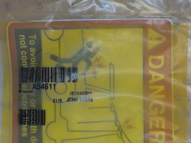 A54611 Decal for JOHN DEERE