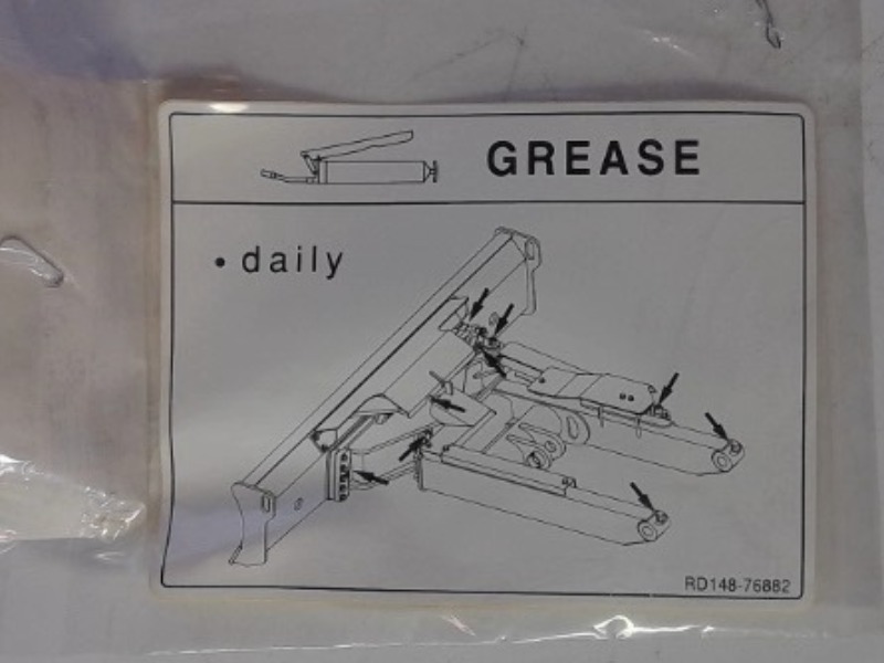 RD148-76882 Label for KUBOTA