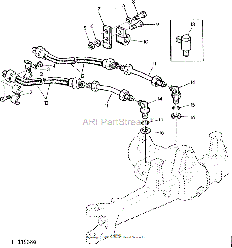 AL34767 Tube for JOHN DEERE