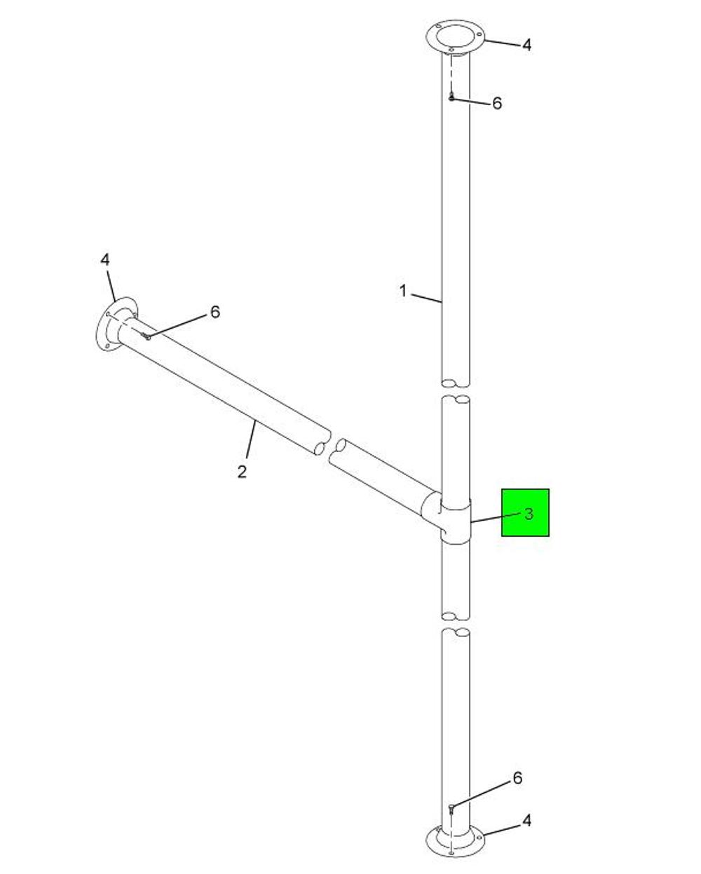 92102100 Stanchion Steel