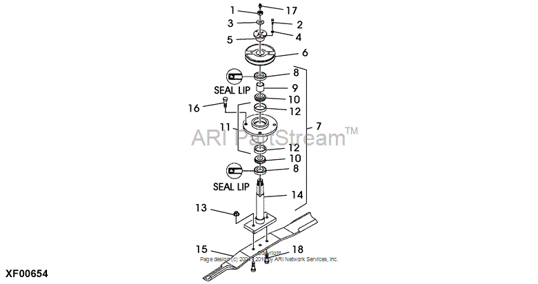 5WP1001511KT Blade Kit for JOHN DEERE