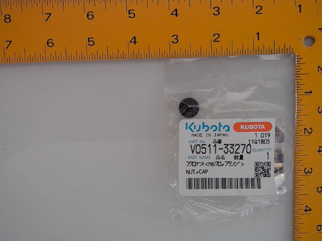 V0511-33270 Nut,cap for KUBOTA
