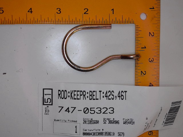 747-05323 Rod-belt Keeper for CUB CADET