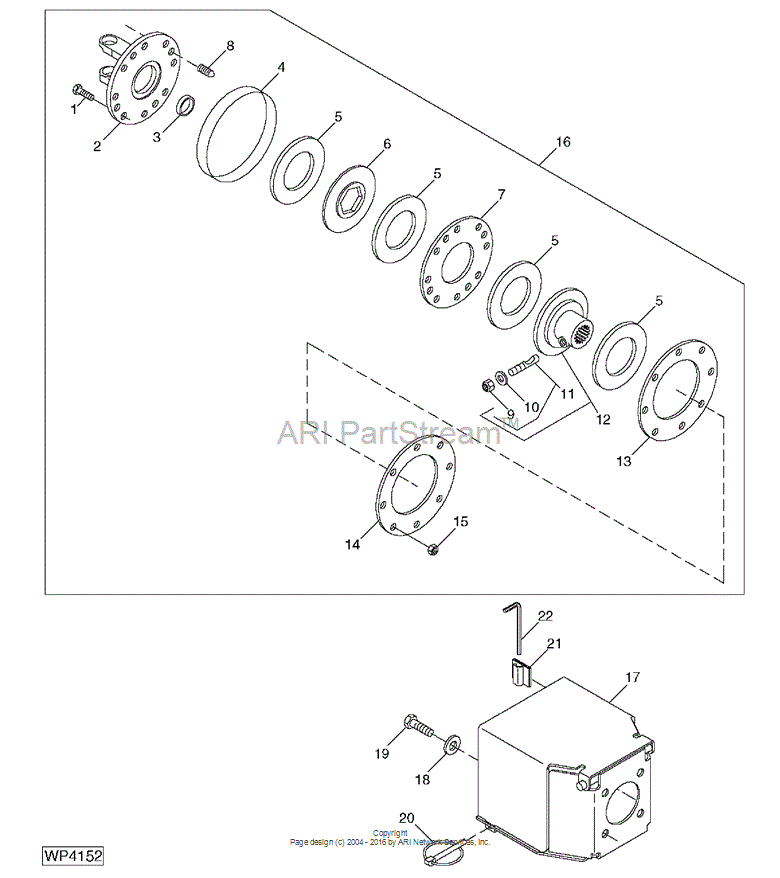W45895 JOHN DEERE Yoke