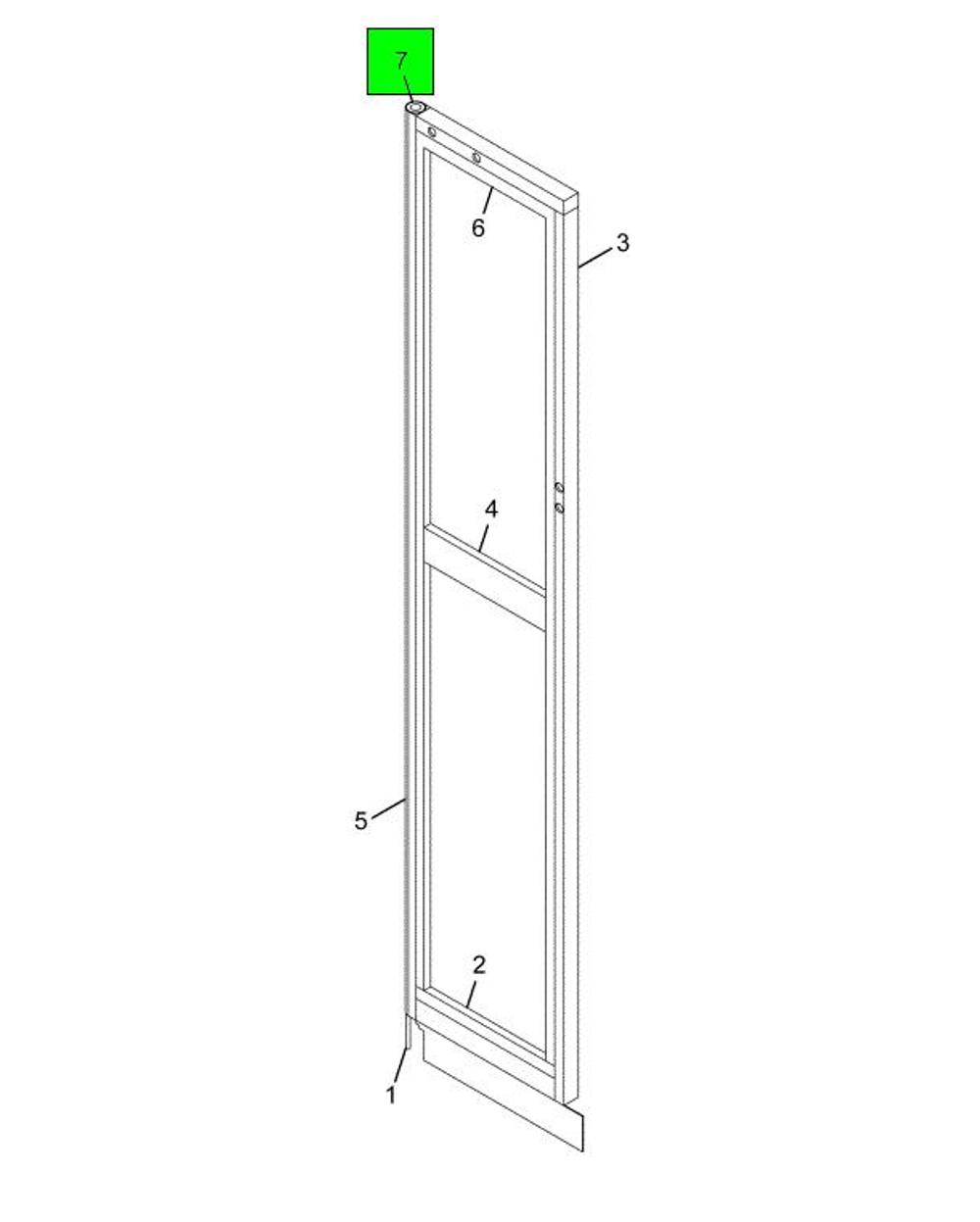 451738001 Insert, Entrance Door Pivot