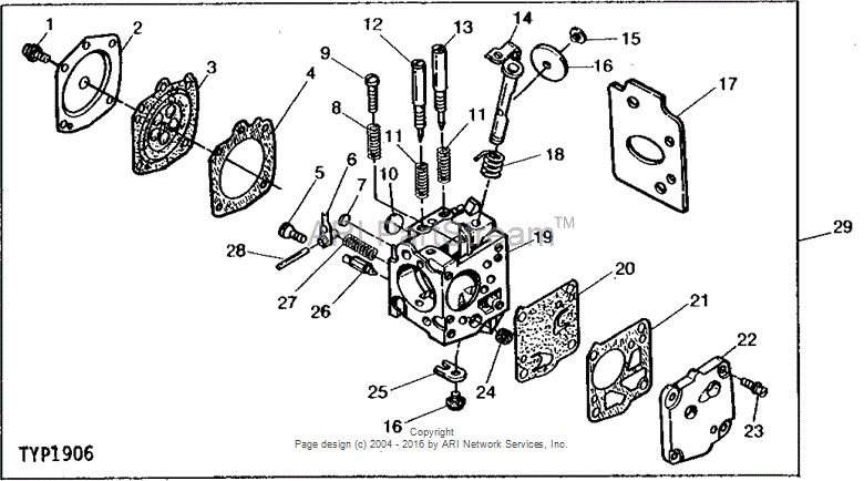 GJ65062 Gasket for JOHN DEERE