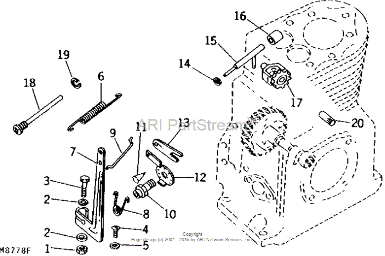 M42090 Lever for JOHN DEERE