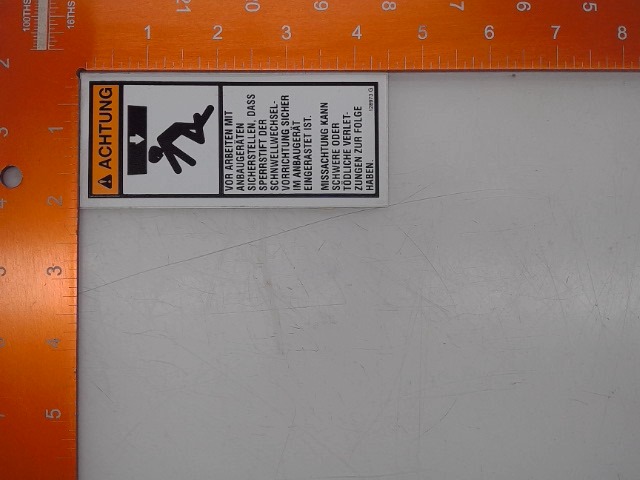 128973 Decal for GEHL MANITOU