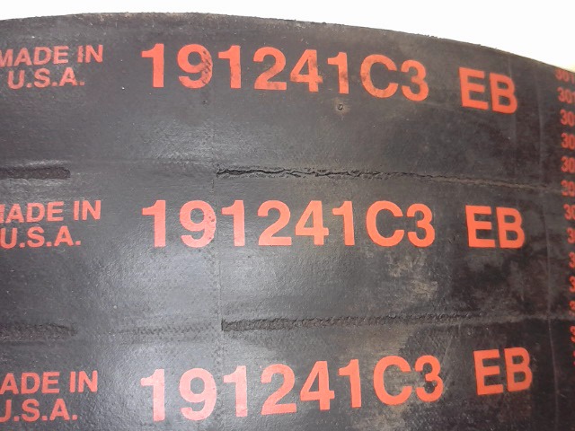 191241C3 Separator Drive Belt For Ih Combine