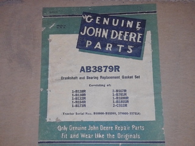 AB3879R Gskt Kit for JOHN DEERE