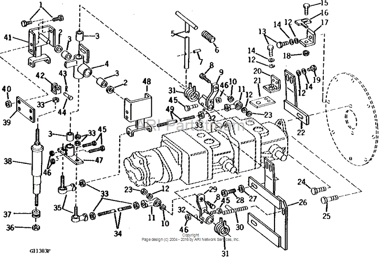 GG400-32284 Washer for JOHN DEERE