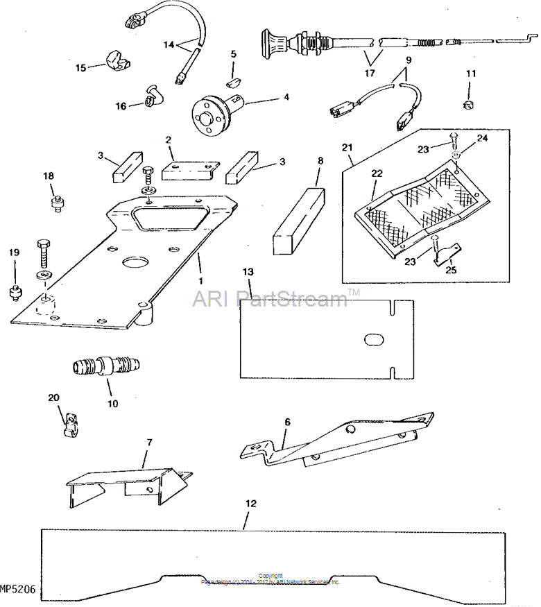 HE403-2616 Cover for JOHN DEERE