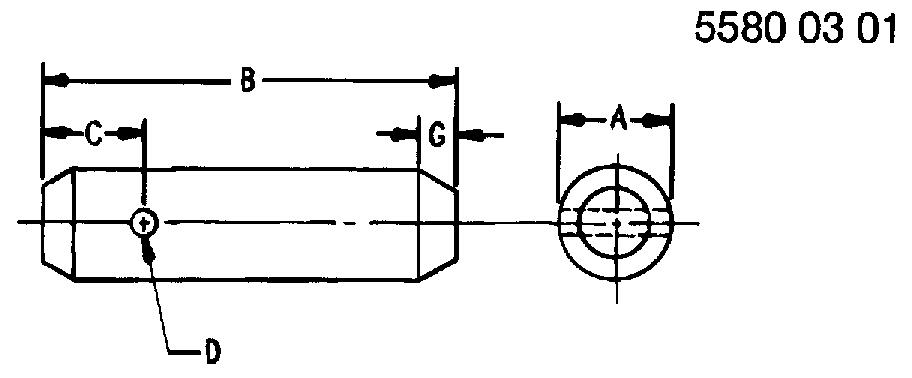 A30857 Pin for JOHN DEERE