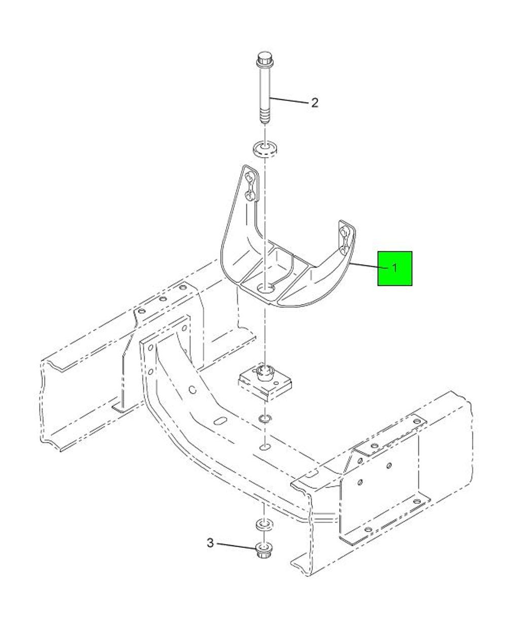 1678000C3 Bracket, Front Engine Mounting for NAVISTAR