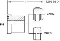 X20LOHQ2-S Adapt Fitting for JOHN DEERE