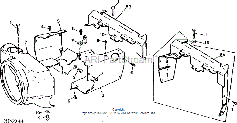 HE134-4728 Housing for JOHN DEERE