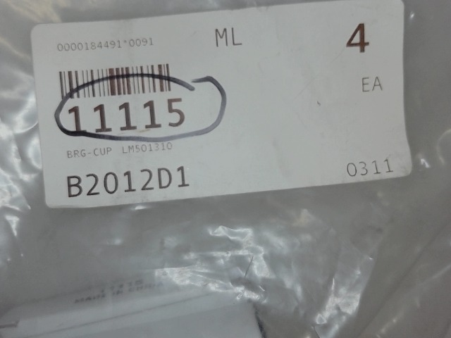 11115 Bearing Cup for WOODS