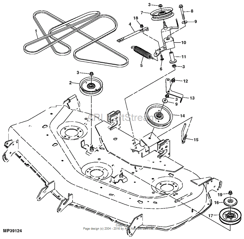 AM136252 Pulley for JOHN DEERE
