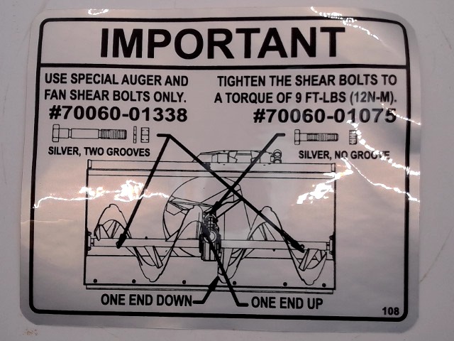70060-01340 Decal for KUBOTA