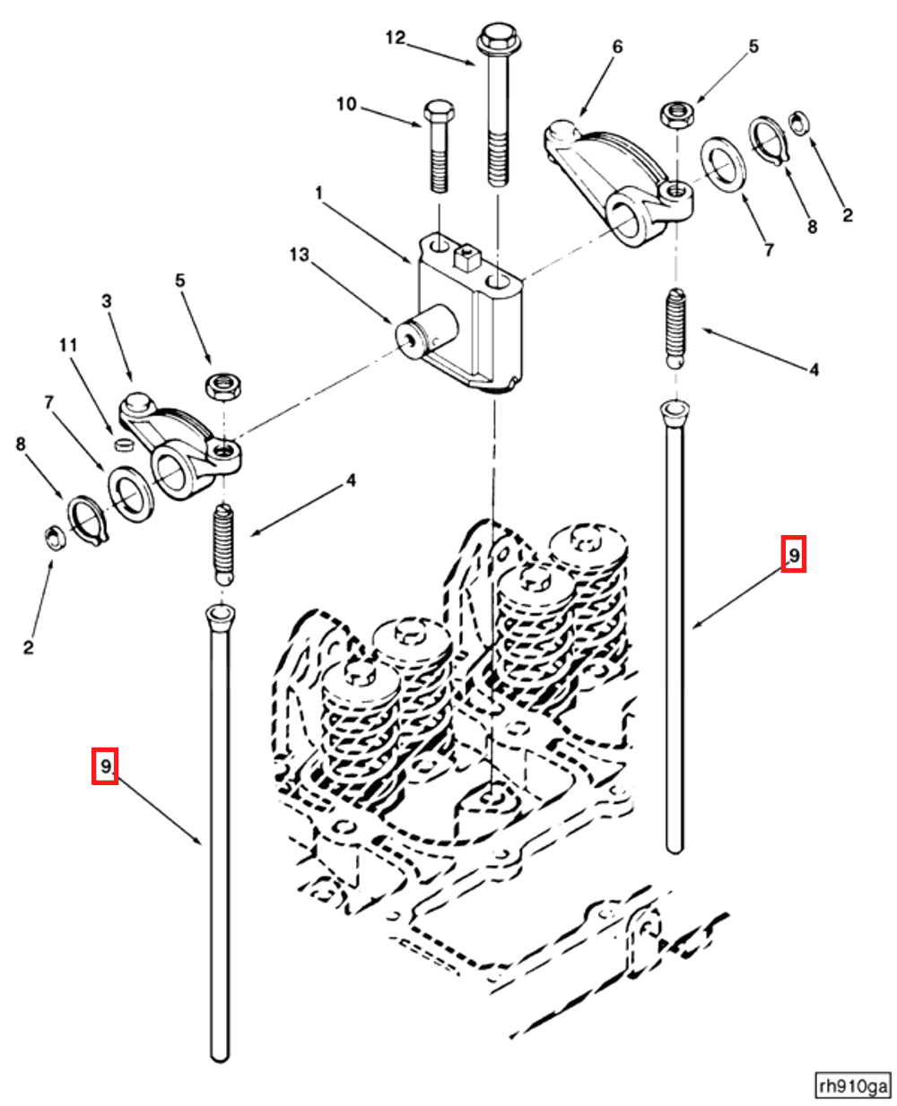 3923262 CGR Push Rod -