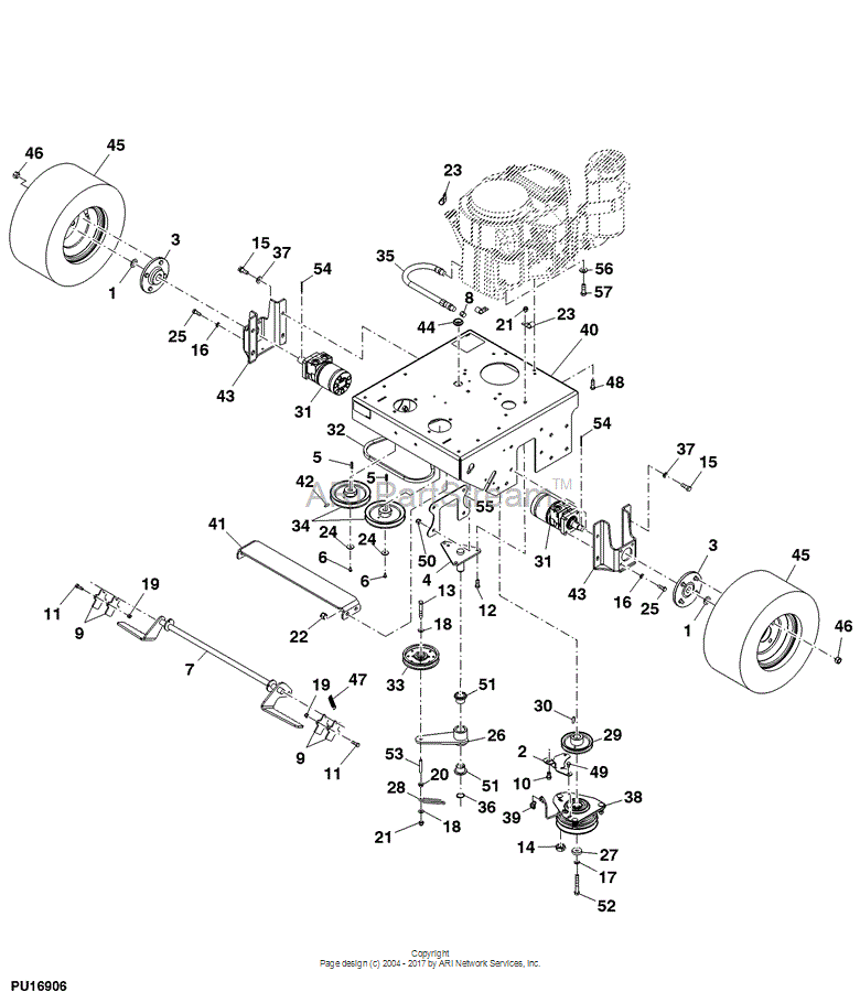 GDA10032 Pully for JOHN DEERE