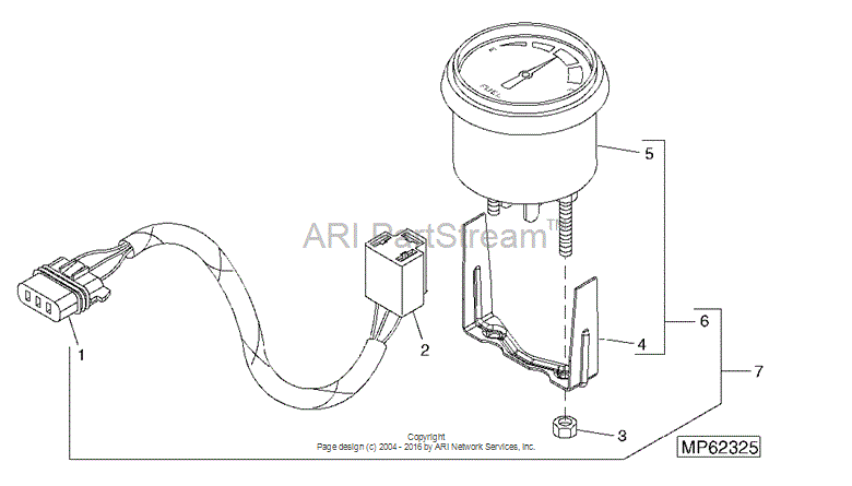 AMT484 Gauge for JOHN DEERE