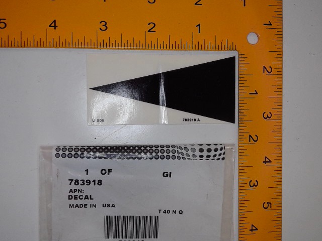 783918 Decal for CASE NEW HOLLAND