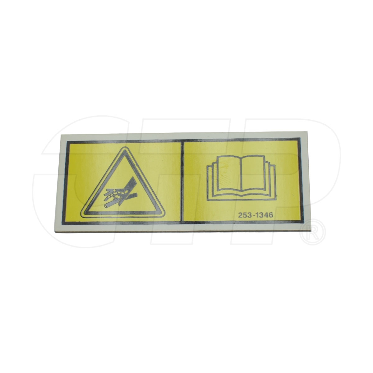 2531346 Plate-warning
