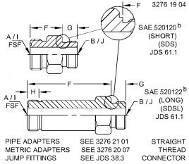 X8FF5OLO-S Fitting for JOHN DEERE