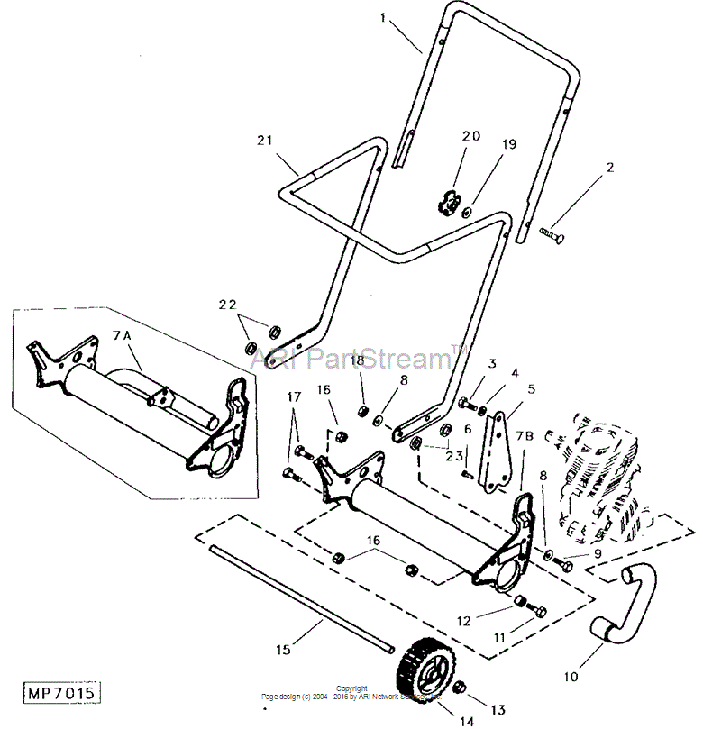 PT9416 JOHN DEERE Axle