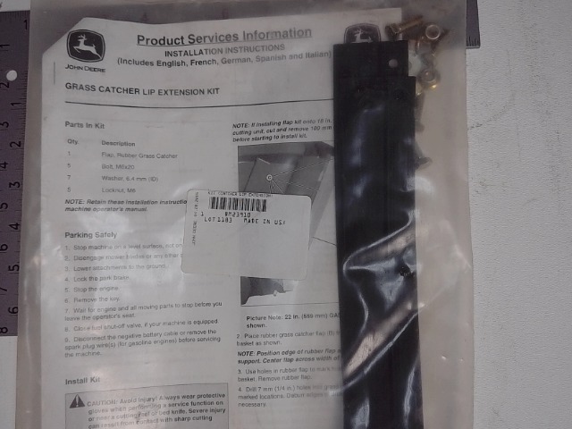 BM23910 Ext Kit for JOHN DEERE