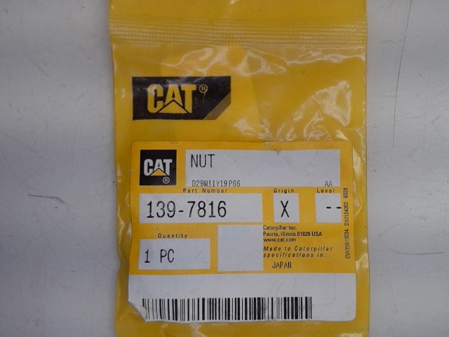 139-7816 Nut for CATERPILLAR