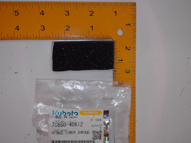 TC650-40612 Sponge for KUBOTA
