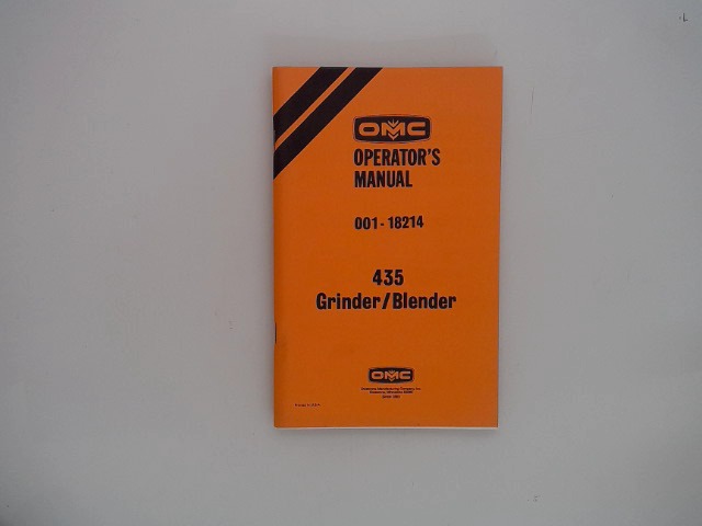 001-18214 Manual for GEHL MANITOU