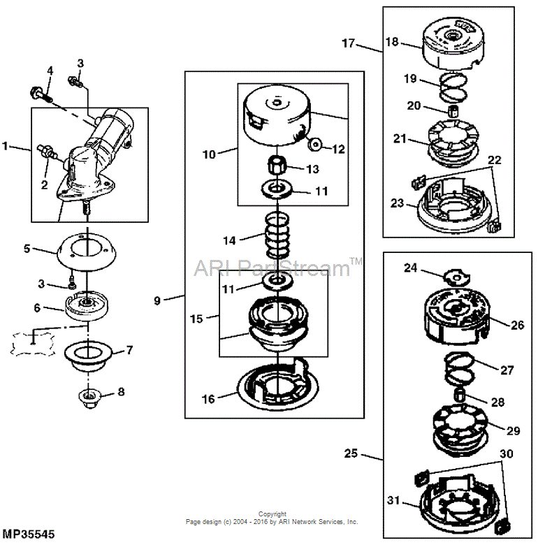 PS10047 JOHN DEERE Nut