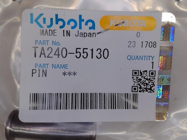 TA240-55130 Pin for KUBOTA