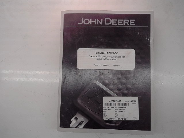 TM2612 Manual for JOHN DEERE