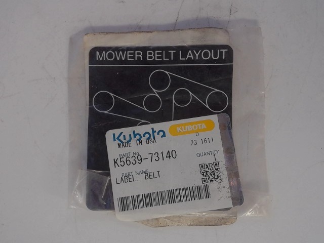 K5639-73140 Label for KUBOTA