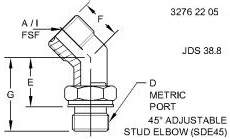38H5138 Fitting for JOHN DEERE