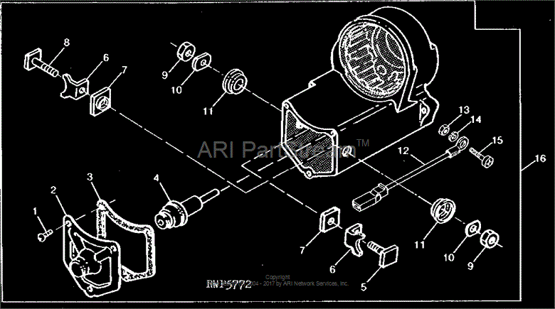 CH15871 Seal for JOHN DEERE