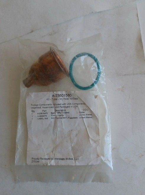 A-23501580 Kit- Tube-inj Hole W/seal