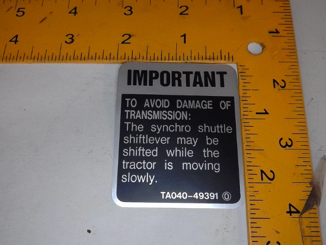 TA040-49390 Decal