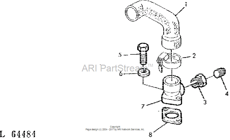 L29373 Air Cleaner Hose For Tractor, for JOHN DEERE