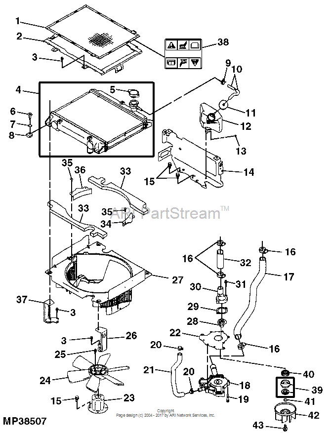 MIU11228 Screen for JOHN DEERE